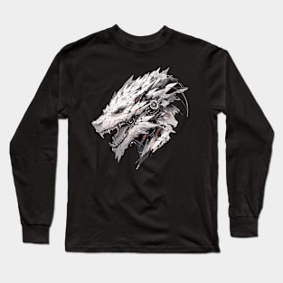 Mecha Tier Tiger Wolf Fuchs Cyborg Wildschwein Long Sleeve T-Shirt